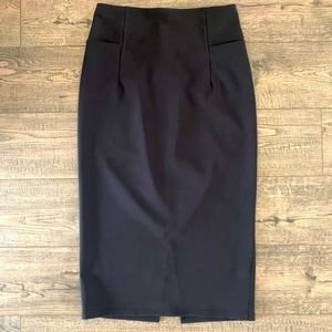 Lululemon A New Route Midi Skirt, black size 6